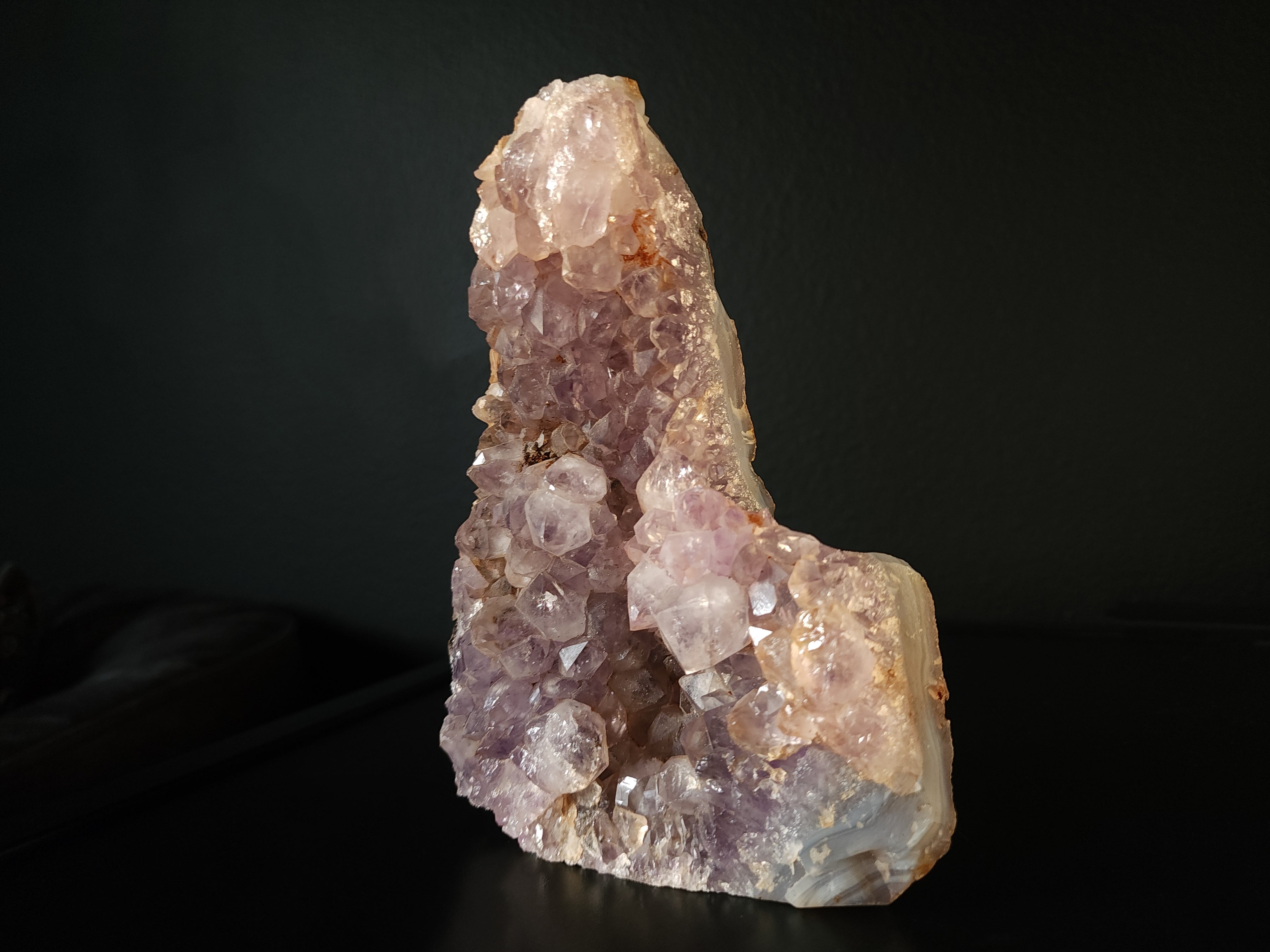 Amethyst Crystal Geode - Brazil - 560 grams