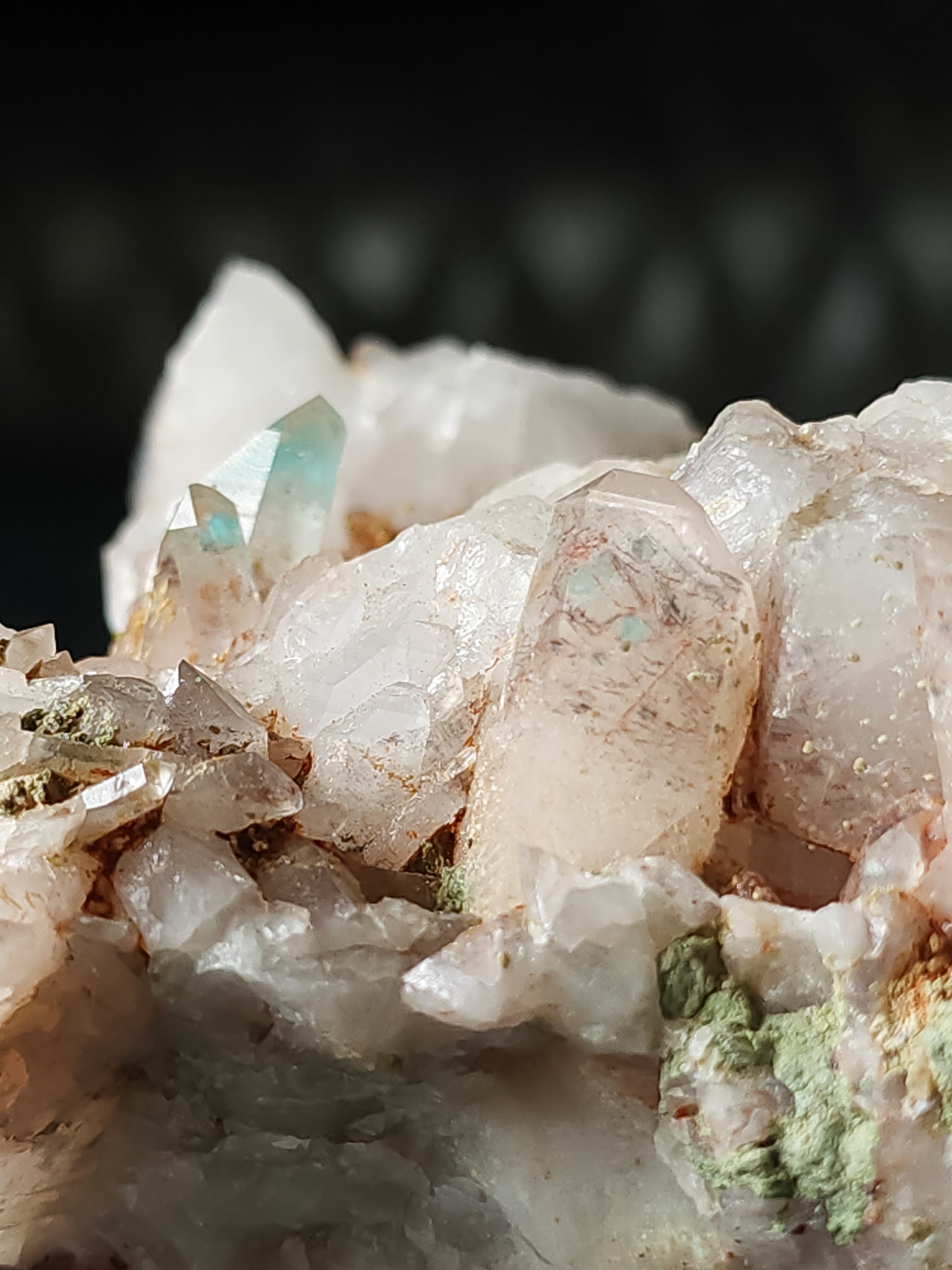 Ajoite In Quartz imported from South Africa