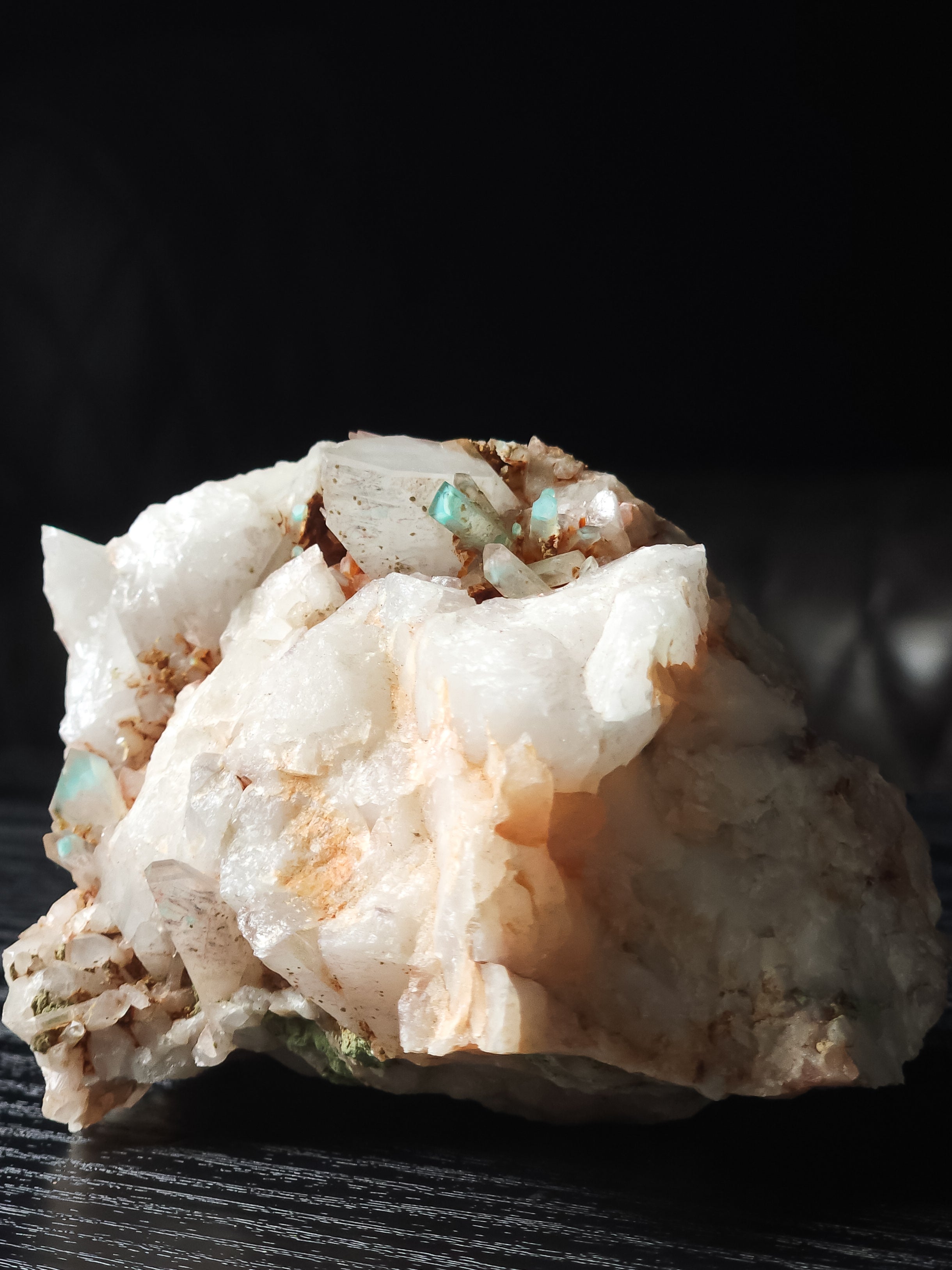 Ajoite In Quartz imported from South Africa