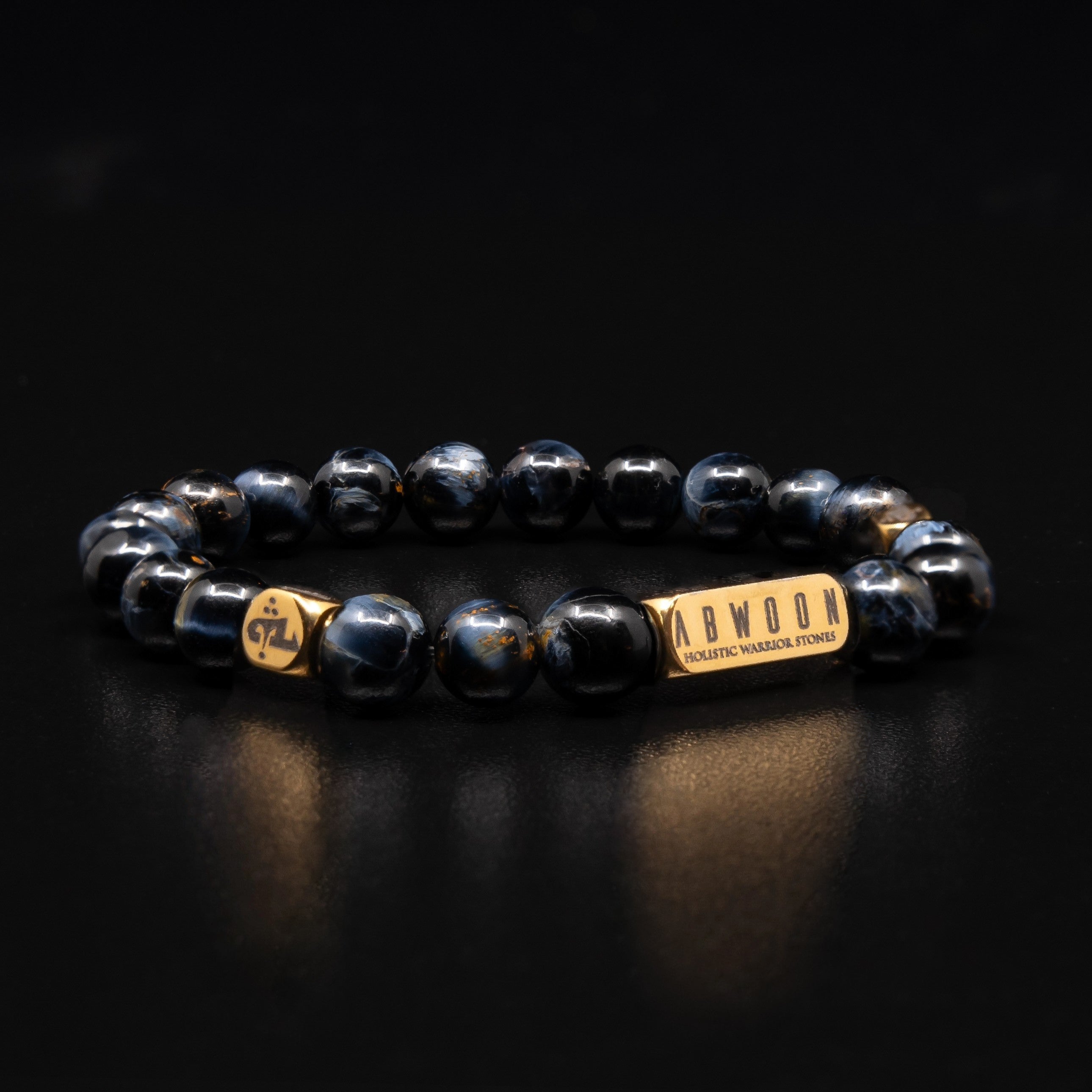 PIETERSITE BRACELET WITH GOLD ACCENT