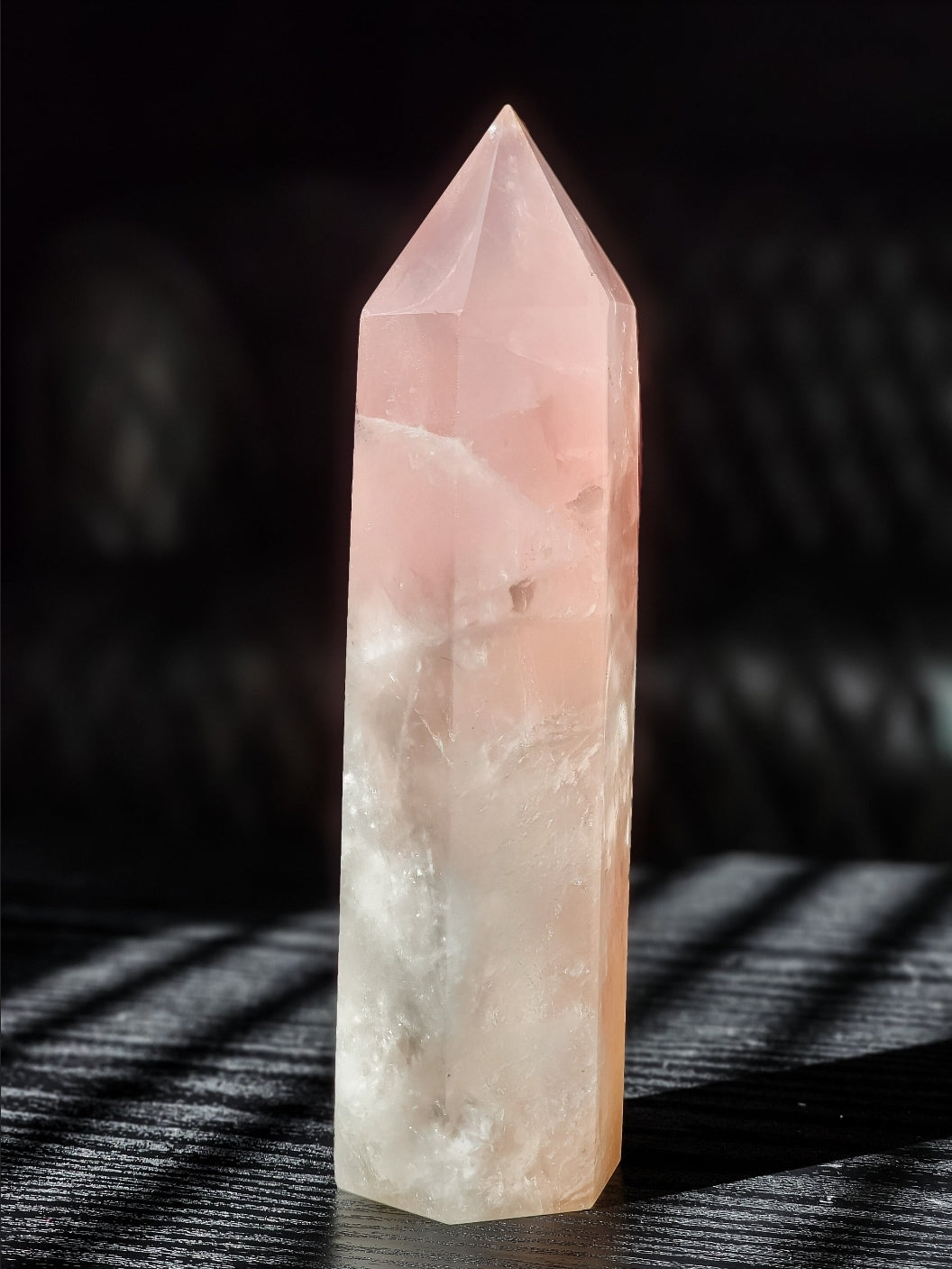 3 lbs. Rose Quartz Tower Imported from Madagascar