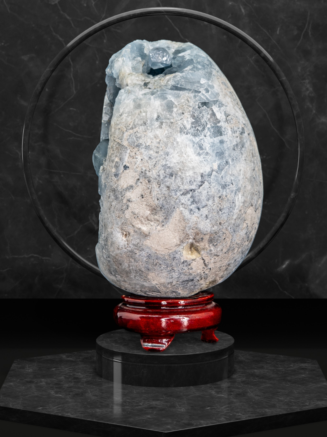 Large Celestite Egg