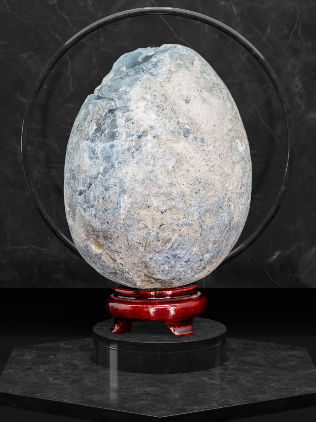 Large Celestite Egg