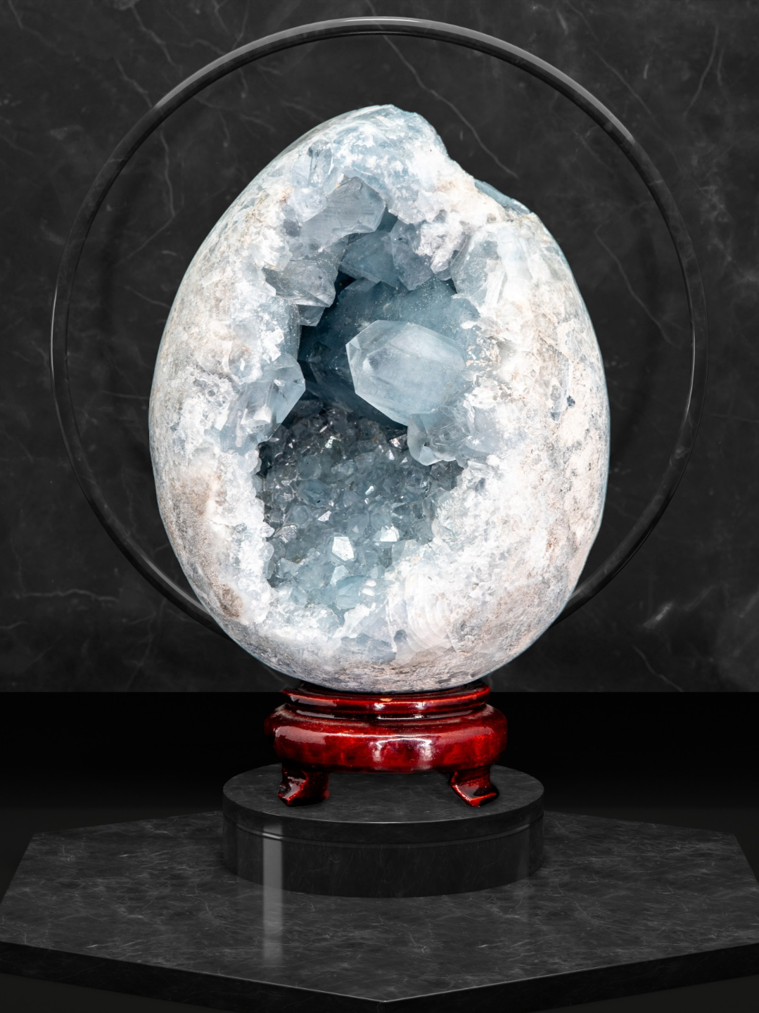 Large Celestite Egg