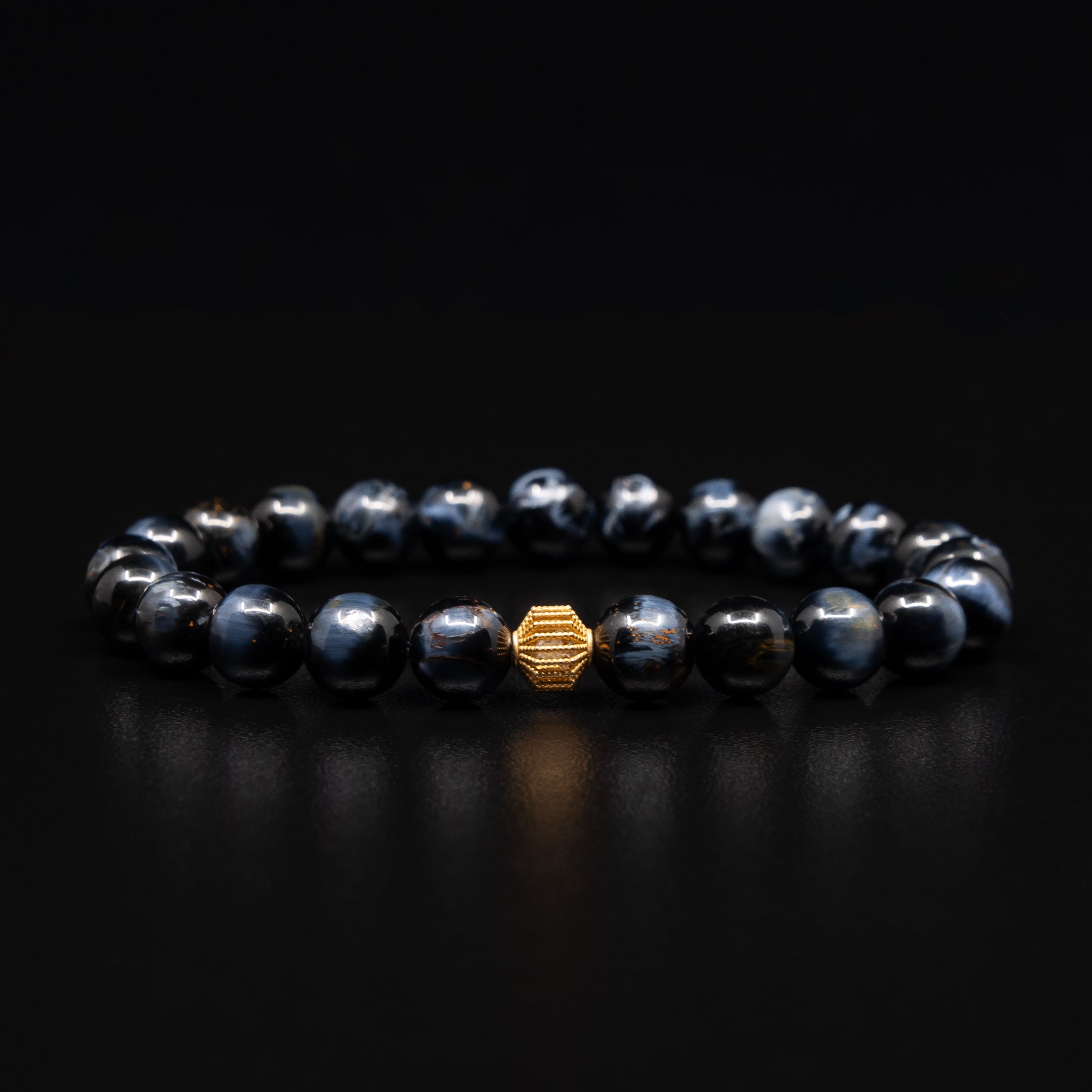 PREMIUM PIETERSITE BRACELET WITH 18KGOLD