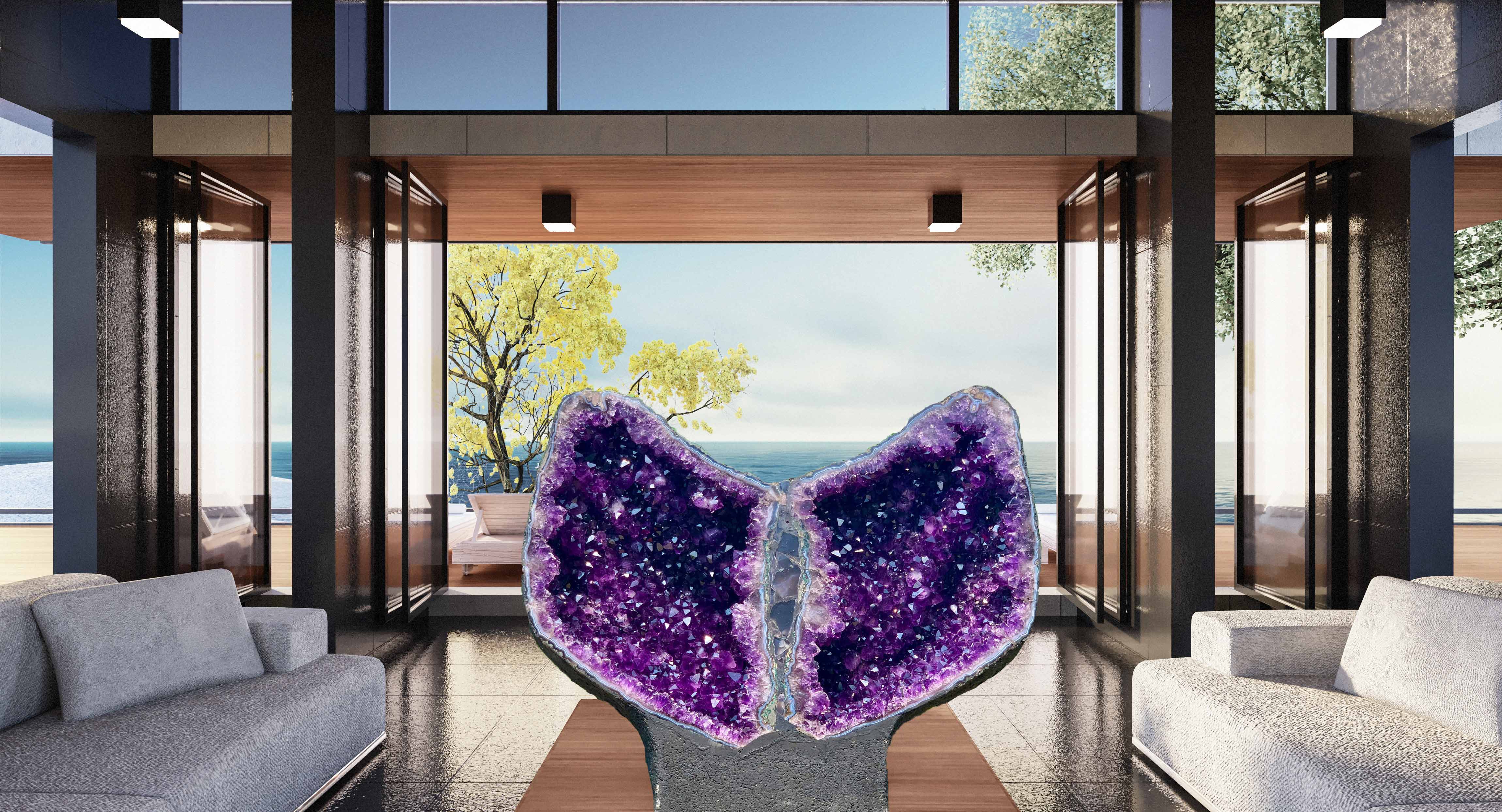 Amethyst Wings from Brazil - 103 lbs.