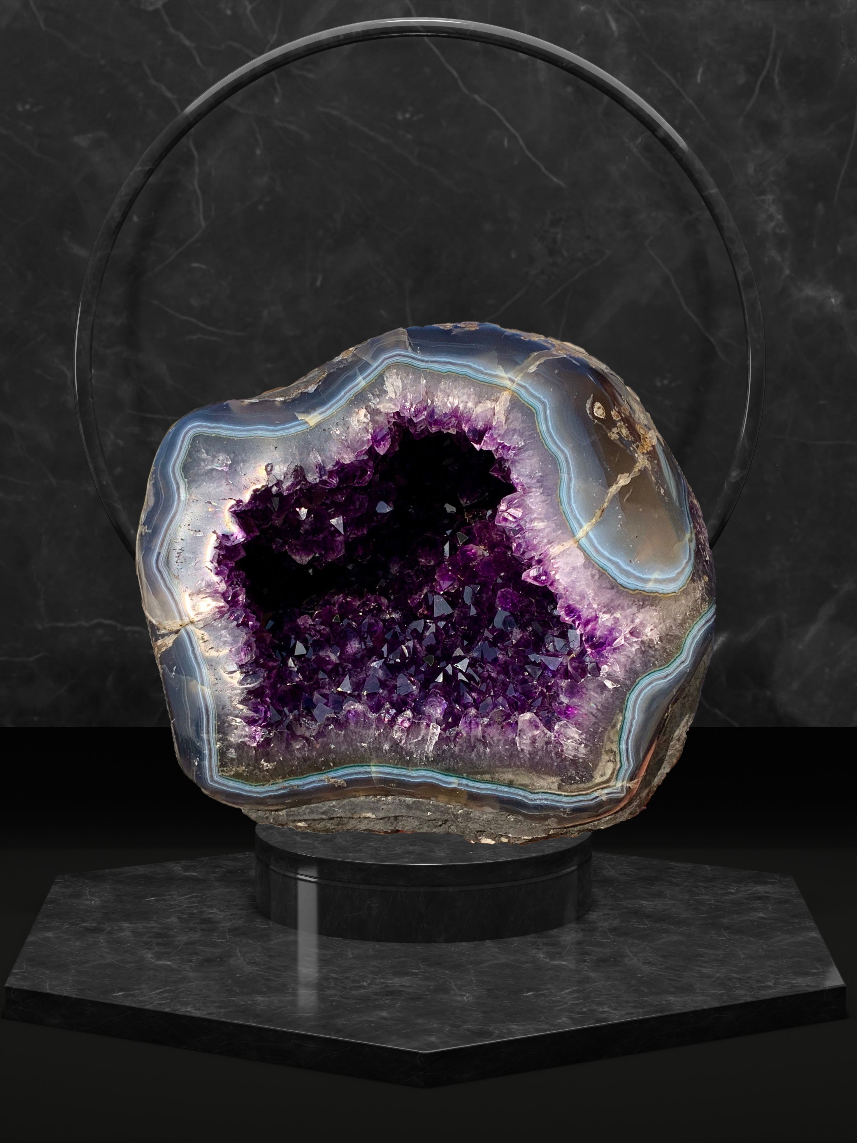 11 lbs. Atlantean Amethyst Geode from Uruguay