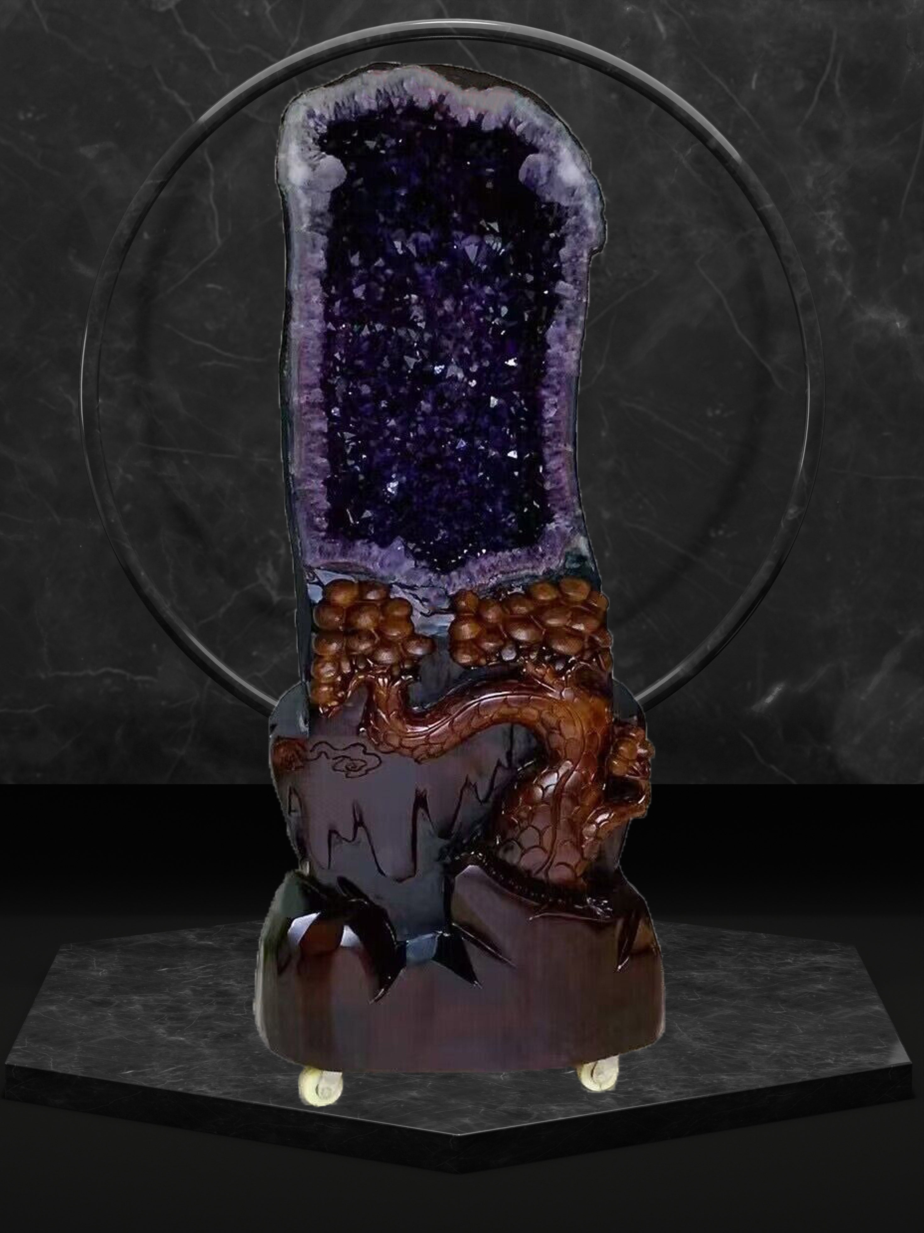 6 ft. Amethyst Cathedral from Uruguay - 1,500 lbs.