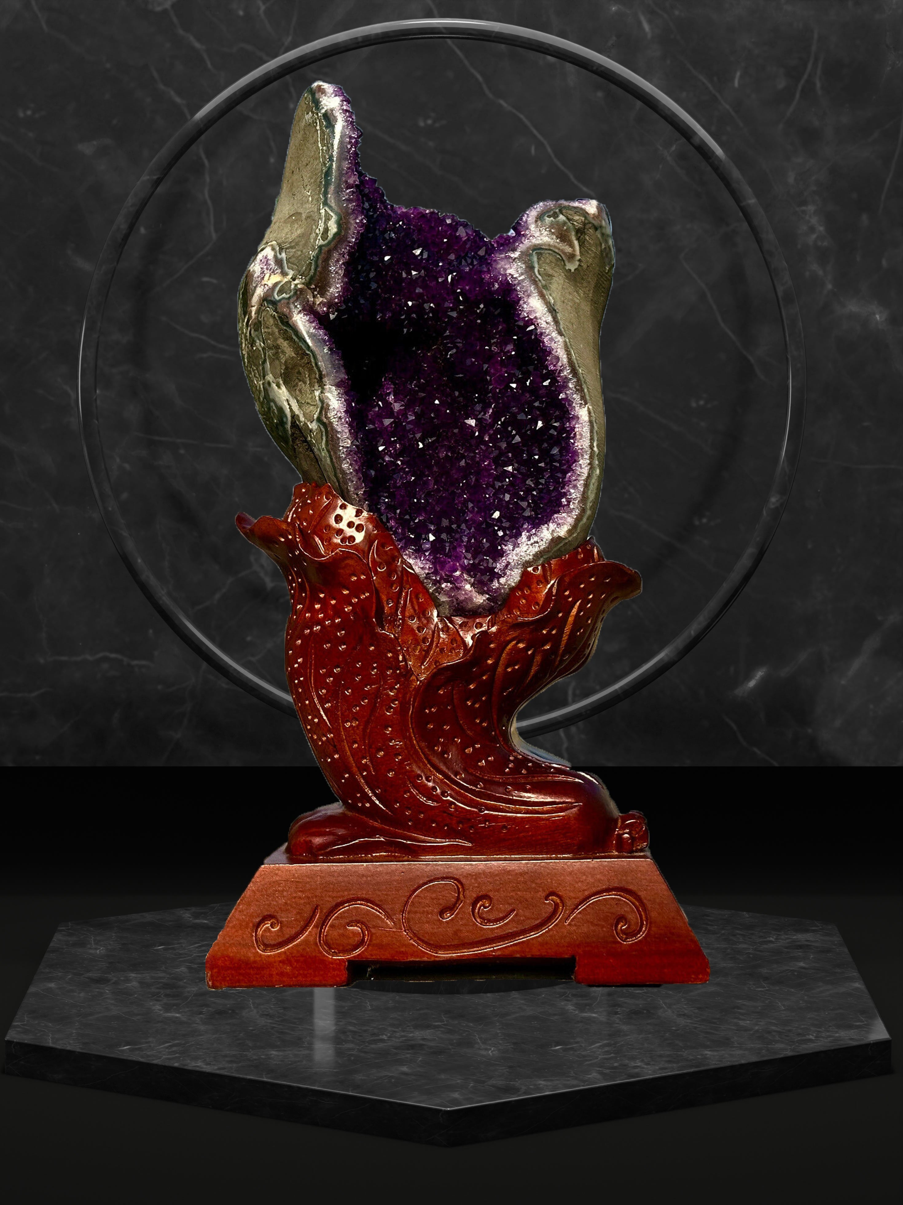 18.7 lbs. Amethyst Geode from Uruguay