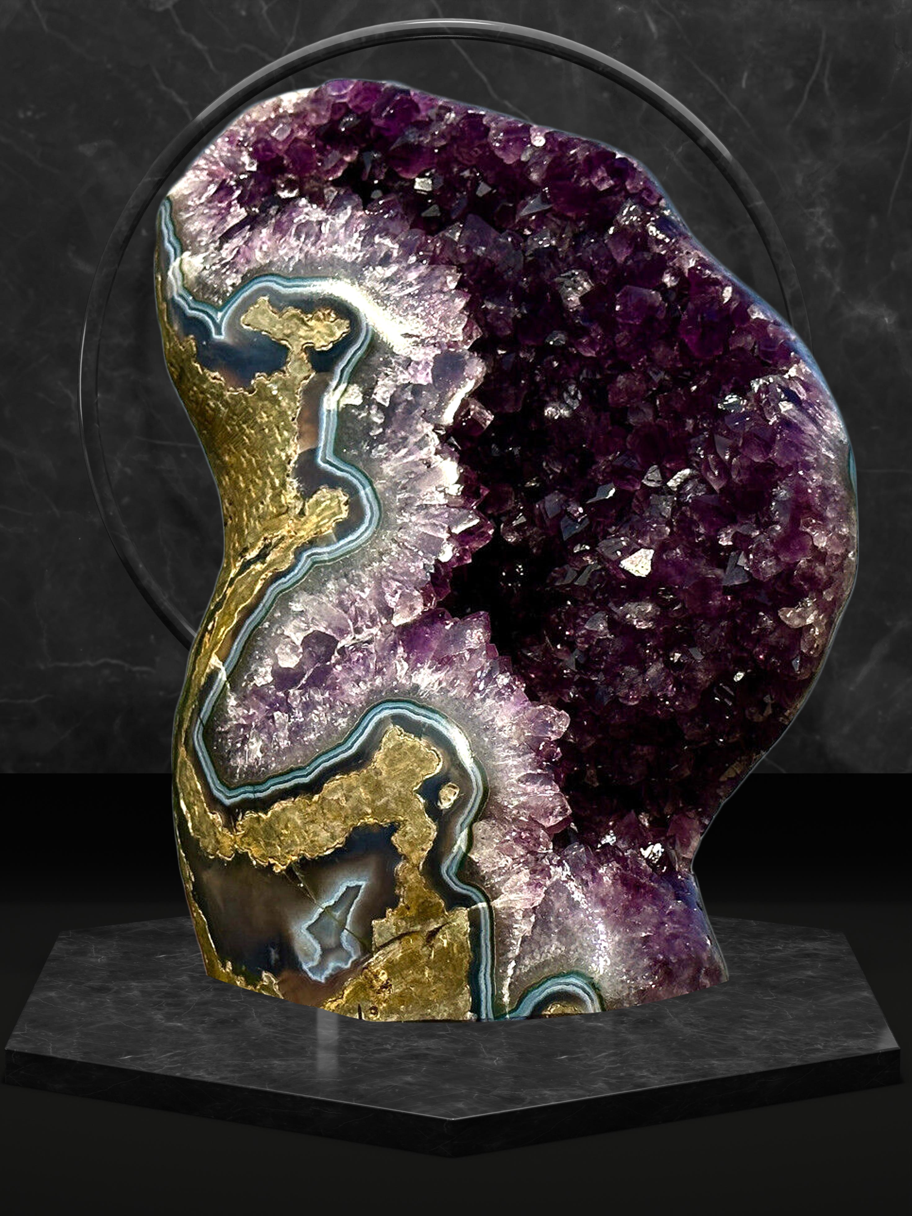 Atlantean Amethyst Geode - 24.31 lbs. Uruguay