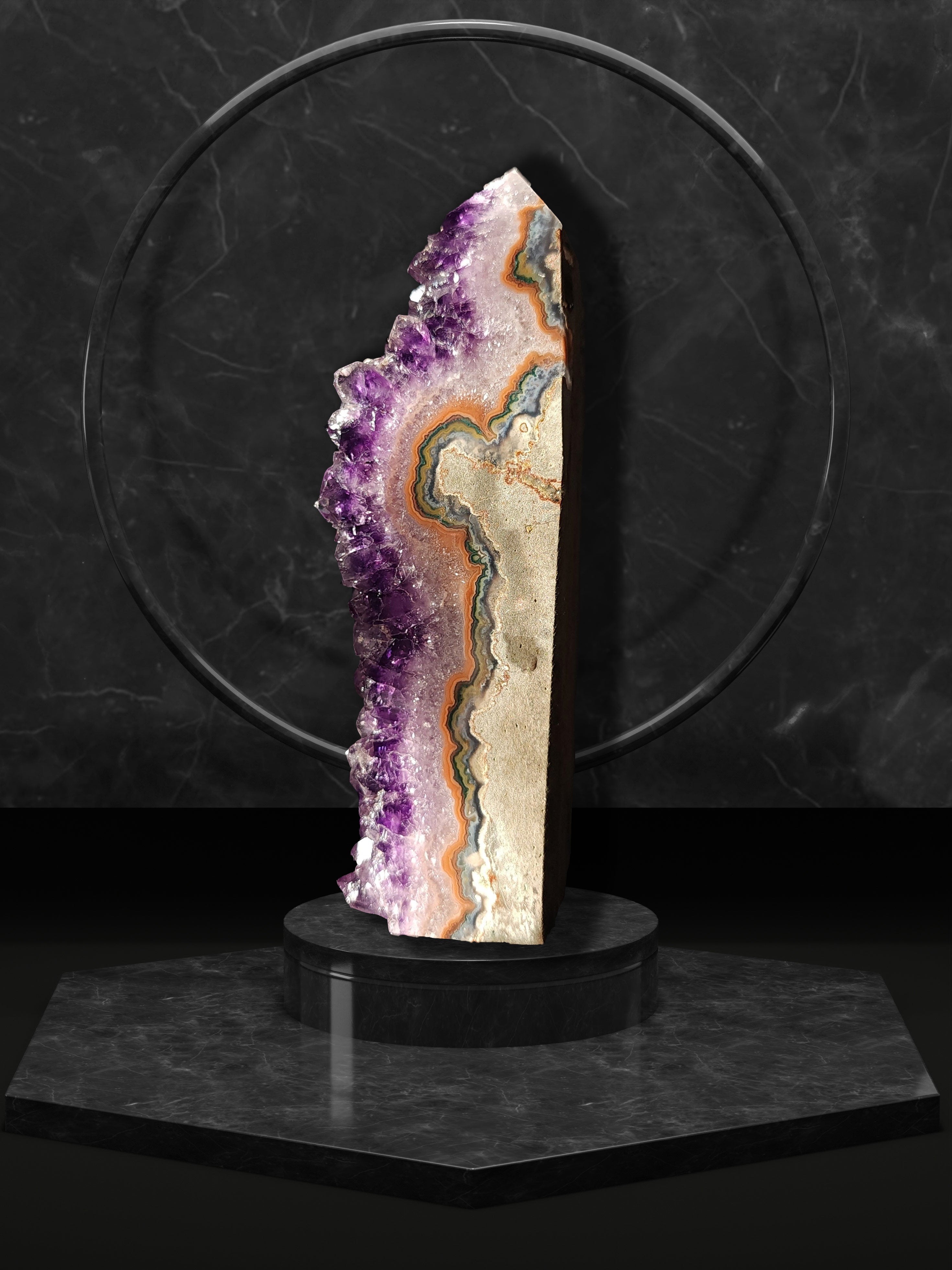 Amethyst Geode Crystal Tower