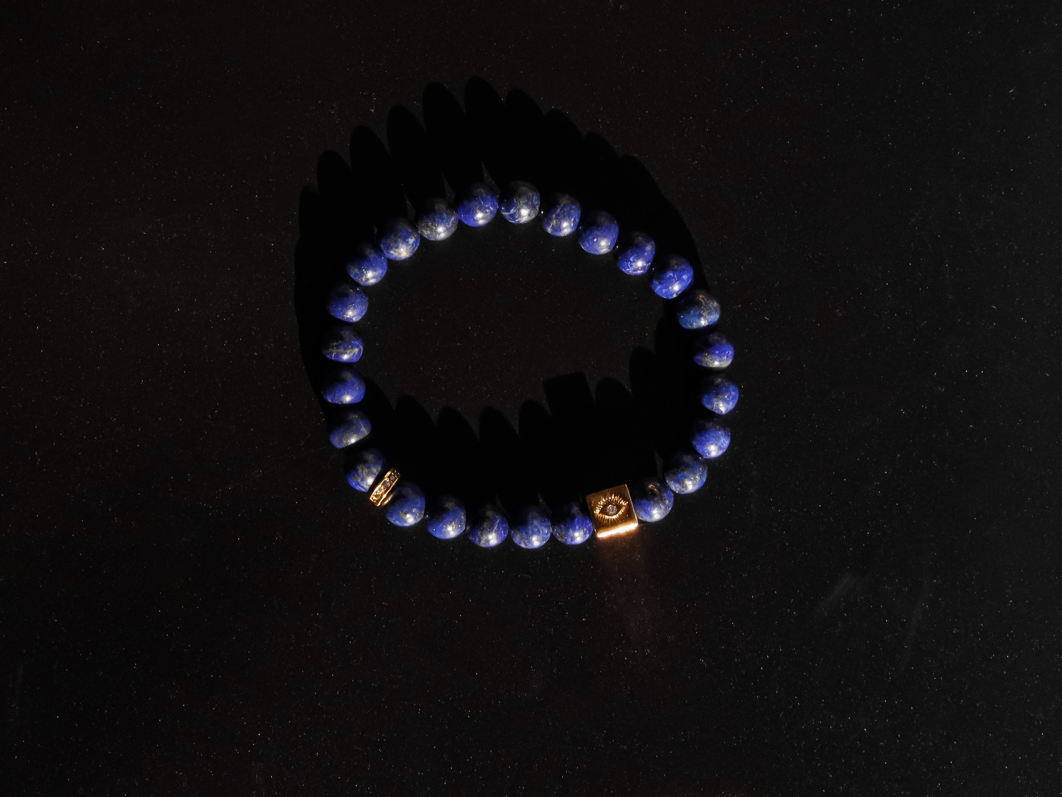 Lapis Lazuli Evil Eye Bracelet