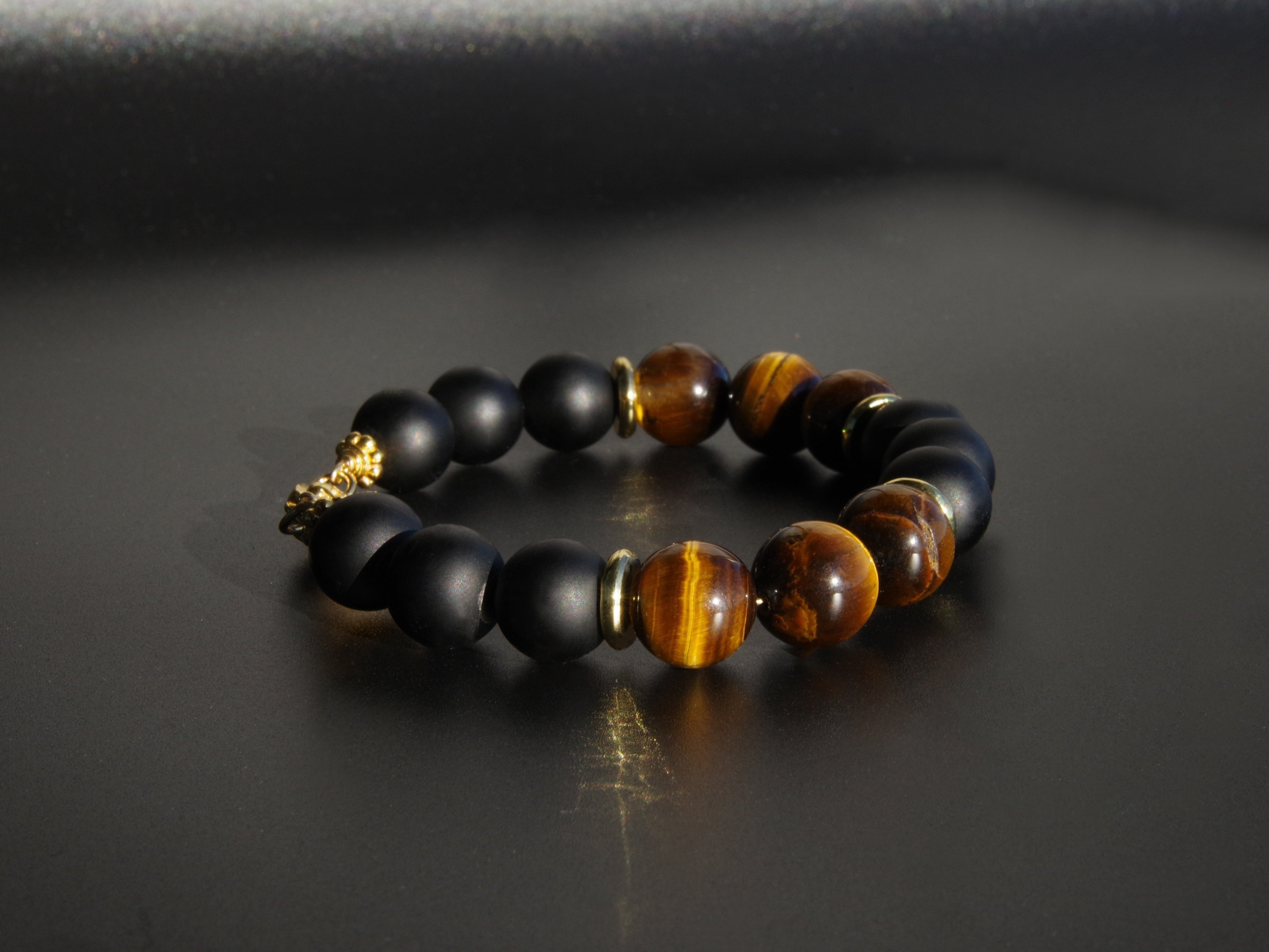 Thick Matte Onyx & Tiger's Eye