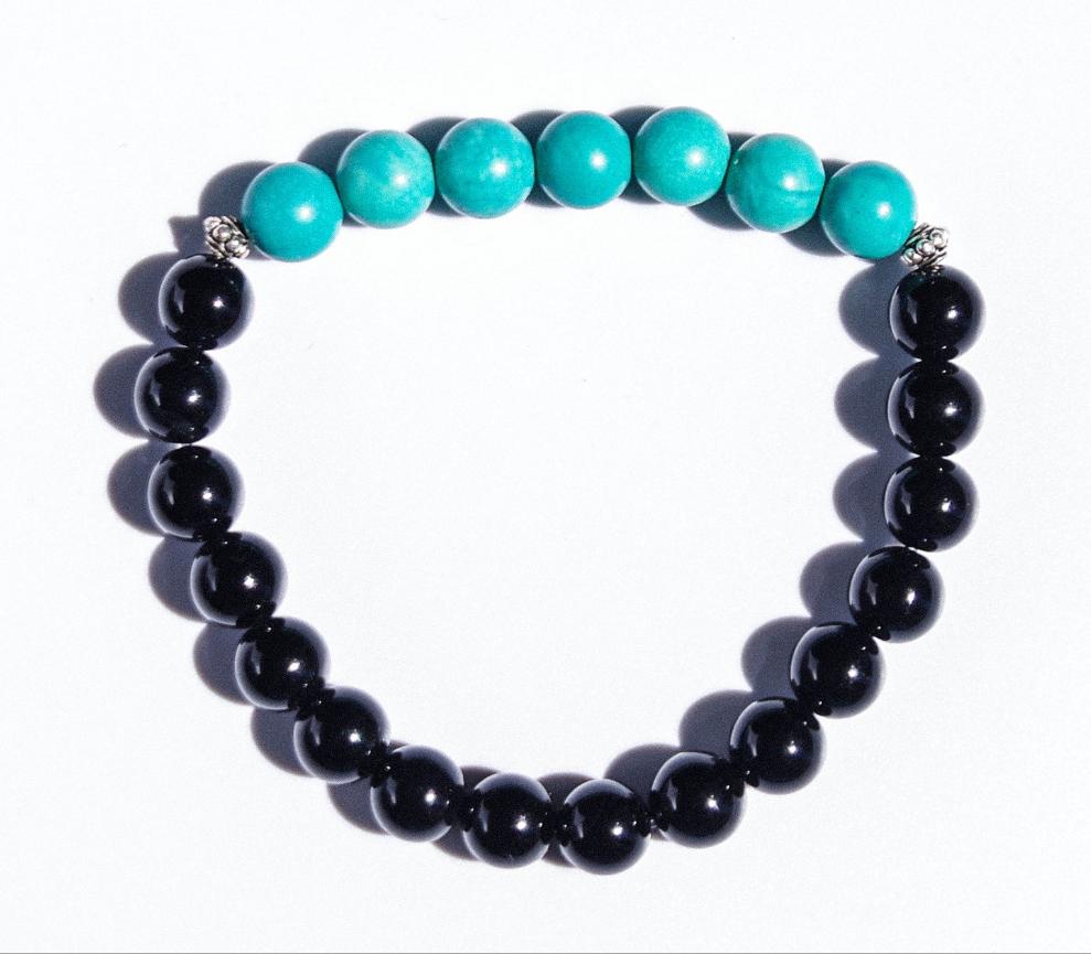 Turquoise, Onyx, & Silver